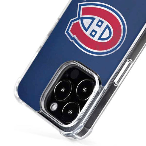 NHL Montreal Canadiens Distressed iPhone 16 Pro MagSafe Case